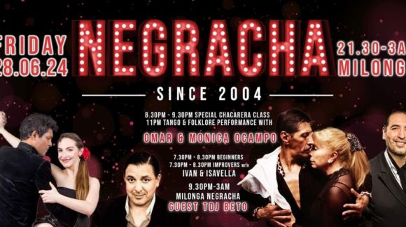 Negracha, NEW COURSE – Essential Salon Sequences, Beginners’ Crash Course, Fausto & Stephanie in London, Agnieszka & Tymoteusz in Cambridge