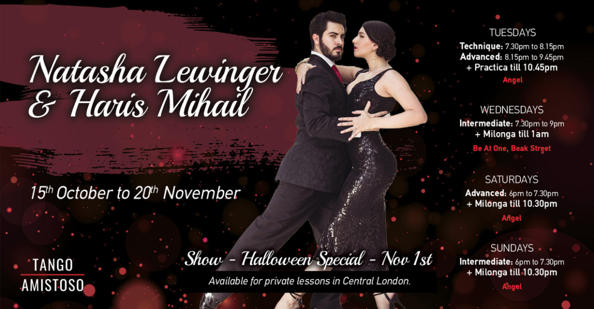 Natasha Lewinger & Haris Mihail in London This October