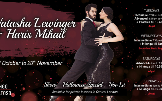 Natasha Lewinger & Haris Mihail in London This October